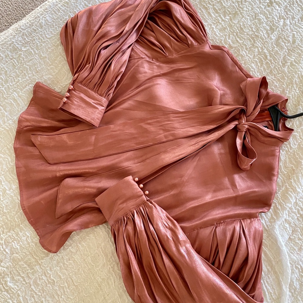 Golden rose blouse